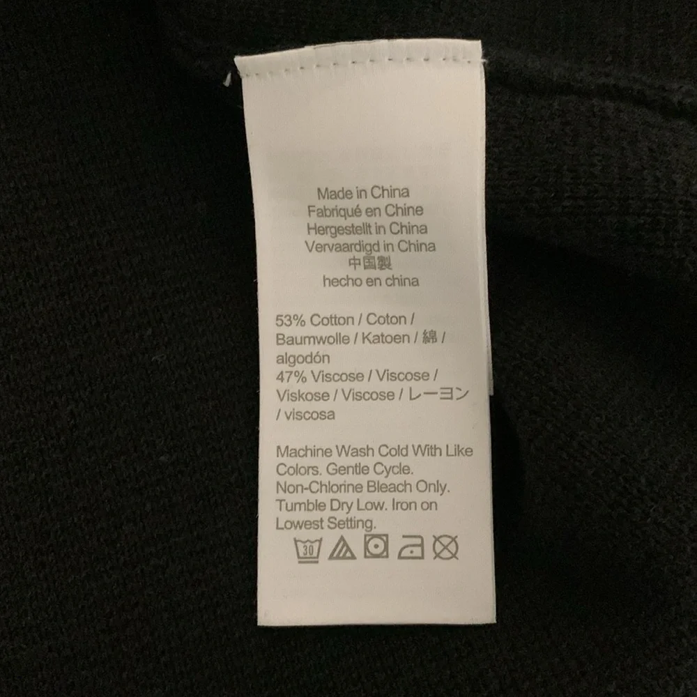 J. Crew Womens Re-imagined Squareneck Black Knit Sleeveless Mini Sweater Dress M